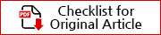 Checklist for Original Article